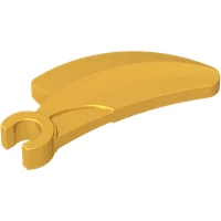 Gobricks GDS-90490 Barb / Claw / Horn / Tooth with Clip,Curved compatible with lego 16770 Assembles Building Blocks
