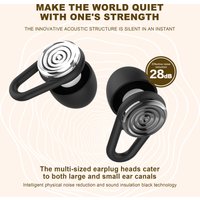 Olyga Silicone Professional Earplug Anti Noise Ear Plugs for Work Travel Focus on Learning Reduce Disturbances