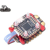 Skystars F722 Fly Tower Stack F7 Flight Controller Built-in OSD with AM32 55A 3-6S 4IN1 Brushless ESC for FPV Racing Drone