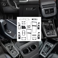 For Seat Ateca 2016-2025 Cupra Ateca 2018-2025 Real Carbon Fiber Decoration Car Interior Center Console Panel Trims Stickers