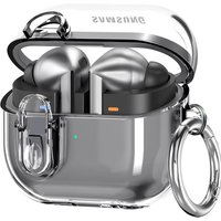 Earphone Cover For Samsung Buds 3 Pro Case Transparent Secure Lock Fundas For Samsung Galaxy Buds3 Buzz 3 Pro Cases Sleeve Hook