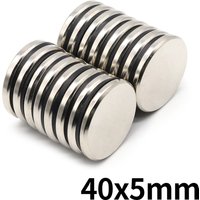 40x5mm Round Super Strong Neodymium Magnet N35 Powerful Magnetic NdfeB Permanent Refrigerator Magnet imanes DIY