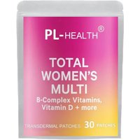 30 Patches Women's Multivitamin Transdermal Patches For Hair, Skin, & Nails, Bone Health, Energy, Immune Support