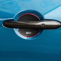 Car Door Handle Scratch Protectors Carbon Fiber Car Door Handle Bowl Sticker for Mini Cooper F54 F55 F56 F60 R50 R52 R53 R56 R57