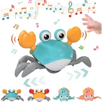 Dancing Crab Run Away Toy for Babies Crawling Interactive Escape Crabs Baby Birthday Thanksgiving Christmas Gift Battery Edition