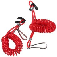 1 Pc Boat Motor Kill Stop Switch Key Rope Safety Lanyard Tether Waterproof Design For Outboard For Honda
