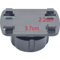 17mm Round Dead To 4 Buckle Adapter For Car Cellphone Holder Tablet Stand Cradle