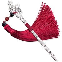1PC Retro Metal Bookmark with Tassel Creative Plum Bossom Book Mark Students Stationery School Office Supply Gifts