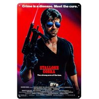 Cobra sylvester Movie Metal Poster Tin Sign 20x30cm