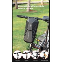 AliExpress NONE 2/3/4L Bicycle Front Bag Electric Scooter Front Bag Waterproof Bicycle Storage Bag Hard Shell Handlebar Bag Cycling Accessories