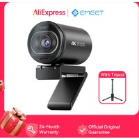 Webcam 4K Streaming Web Camera 1080P 60FPS EMEET S600 USB Computer/Laptop Camera with Dual Mics for Gaming/Youtube/Video Calling