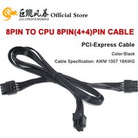JULONGFENGBAO 1PCS 8Pin 1 to 2 For 750W 850W 1000W 1600W Power Module PCI Express CPU 8Pin to Dual 8 (4+4)Pin Cable