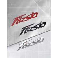 3D For Ford Fiesta MK6 MK7 MK8 MK5 ST Car Sticker Zinc Alloy Emblem Body Accessories Styling Metal Rear Trunk Badge Decal