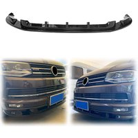 3X 2015 To Up For Volkswagen VW Transporter T6 Car Front Bumper Lip Splitter Diffuser Body Kit Spoiler Bumpers ABS Glossy Black
