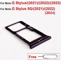 Sim Card Tray For Motorola MOTO G Stylus 5G 2020 2021 2022 2023 2024 XT2043 XT2115 XT2211 XT2419-1 SIM Holder Socket Card Reader