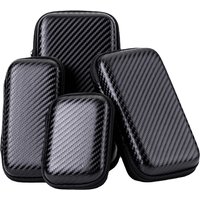 1/2pcs Portable Eva Storage Bag Zipper Pouch Mobile Phone Charger Protection Bag Mobile Hard Disk Bag U Disk Data Cable Storage