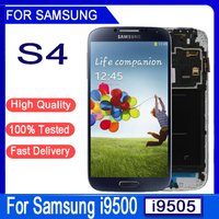 5.0"Super AMOLED For Samsung S4 i9500 i9505 i9506 i337 i545 LCD Touch Screen Display Digitizer For Samsung S4 LCD Replacement