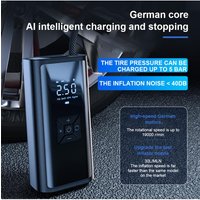 AliExpress Shunmaii 150PSI Portable Car Inflator Pump with LED Light Car Tire Inflator USB Rechargeable Car Air Pump for Automobile Bicycle Ball
