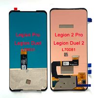 Original Amoled For 6.65" Lenovo Legion Pro L79031 Legion 2 Pro L70081 LCD Screen Display+Touch For 6.92" Legion Duel /Duel 2