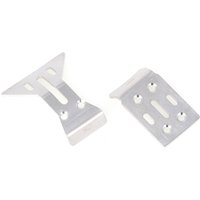 LCX Racing RC Truck Stainless Steel Chassis Guard Skid Plate Armor for LOSI 1/24 Micro-B Buggy 1/28 Micro-T Upgrades Parts