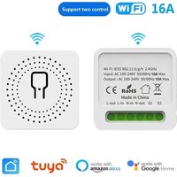 Tuya Mini WiFi Switch Smart Life App Two Way Control Smart Home Automation Module Interruptor Work With Alexa Google Home Alice