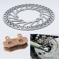 AliExpress NONE Original Motorcycle Wear-Resistant Front and Rear Brake Discs and Brake Pads Suitable for Surron Ultra Bee Electric Dirt Bike