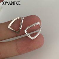XIYANIKE Unique Geometric Square Ear Buckle Earrings For Women Girl Korean Fashion New Jewelry Friend Gift Party серьги ж