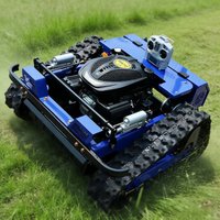 Remote Control Lawn Mower 4-Stroke Engine, All-Terrain Crawler Mower for Garden Farm Orchard Customized Fast delivery
