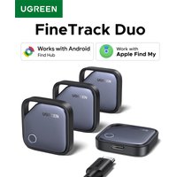 UGREEN【Dual System Compatibility】Smart Finder For Apple Find My (iOS) & Find Hub App (Android) Bluetooth Tracker Card image 4