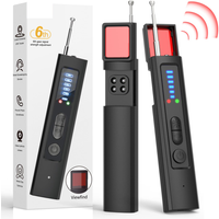 6-in-1 Anti-Spy Hidden Camera Detector GPS Tracker Finder RF Signal Eavesdropping Device Scanner for Hotel Travel Privacy