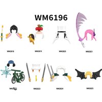 Birthday Gifts WM6196 WM2818 Building Blocks WM6195 Assemble Bricks DIY Action Toy Figures wm6194 Presents WM6193 WM2819 WM2820