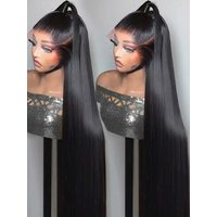 230% Density 13x6 HD Bone Straight Lace Front Wigs Human Hair Vietnamese 30 40 Inch Straight 13x4 Lace Frontal Human Hair Wigs Glueless 5x5 Lace Closure Wigs For Wome