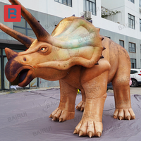 6m Huge Event Advertising Giant Inflatable Triceratops Inflatable Dinosaur