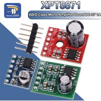 LTK5128 XPT8871 Mono AB Class D Amplifier Board DC 5V 1A 5W Audio Placa Amplificador Mini Speaker Sound Board Volume Control