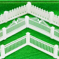 Scale Model 1:100-200 Miniature Yard Railing Garden Fence For Diy Dioramas Garden Ho Train Railway Scene Layout Material