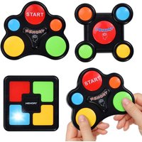 Children's Memory Game Machine LED Light Sound Effect Multi-Person Interactive Toys Training Hand-Eye Coordination Game Machine