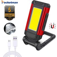 LED Work Light Portable Auto Repair Light Emergency Light COB LED Work Lamp Flashlight with Magnetic Base/Hook