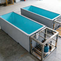 Modular Container Swimming Pool | Prefab Above Ground Pool for Family Resort Hotel Outdoor Use