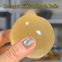 1-10PCS Coconut Oil Handmade Squishy Ball Baby Blue Slow Rising Stress Relief Fidget Toy for Adult Anxiety Pressure Relief