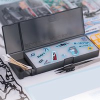 For Gundam Model Tools Water Decals Sticker Box Decals Sticker Case Large Capacity Easy to Pick Up & Separate DIY Hobby Tools