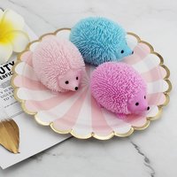 Cute Funny Animal Squeeze Spiky Balls Glitter Squishy Pinch Doll Sensory Chill Toys Soft Tension Relief Anti-Anxiety Plaything
