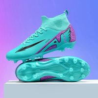 New Men Football Boots Ultralight Indoor Futsal Non-Slip Outdoor High-quality Soccer Shoes High Ankle Non-Slip Sports Shoes