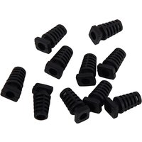 【10Pcs New 4.1mm Cable Gland Connector Rubber Strain Relief Cord Boot Protector Wire Cable Sleeve Cellphone Charger Power Tool】