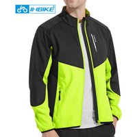 AliExpress INBIKE Winter Fleece Cycling Soft Shell for Men Waterproof Thermal Road Bike Jackets Coat for Riding MTB Cycling Clothing Man