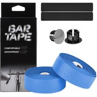 AliExpress Bicycle Handlebar Tape Mountain Road Bike PU Leather Perforated Belt 2 Plugs Breathable Handle Bar Wrap Straps Cycling Supply