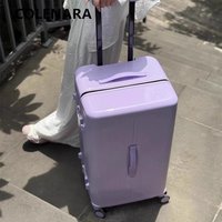 COLENARA High Quality Suitcase Women Boarding Box Men Trolley Case Large Capacity 20"24"28 Inch Cart Type Travel Bag Luggage