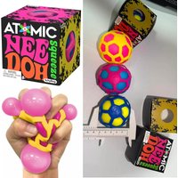 In Stock Schylling Needoh Squishies Atomic Stress Relief Ball Toys Soft Stress Relief Toy Cute Relaxing Squeeze Sensory Toy ////