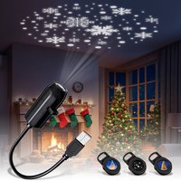 USB Direct-Connect Planetary Projector Lamp/Projector Sheet - Halloween and Christmas Atmosphere Light - Creative LED Night Ligh