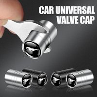 4Pcs Car Styling Wheel Tire Valve Cover Stem Caps Auto Accessories For Ford Ranger Mustang MK2 Mondeo Fiesta Explorer ST-Line GT