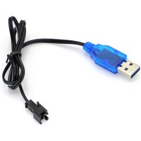 USB Charger Cable For 3.7V 400mA Lithium Battery Charger SM-2P Forward Plug Electric Toy USB Charging Cable